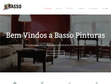 Tablet Screenshot of bassopinturas.com.br